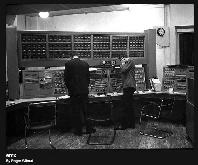 Photos of the BBC provided with permission from BBC engineer Roger Wilmut to the Museum of Magntic Sound Recording